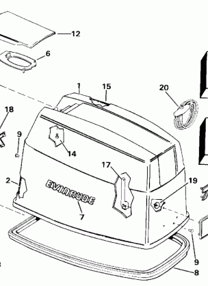 ENGINE COVER - EVINRUDE