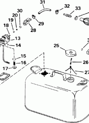 FUEL TANK WITH GAUGE