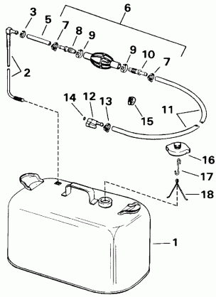 FUEL TANK WITHOUT GAUGE