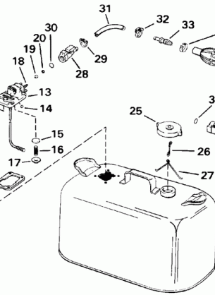 FUEL TANK WITH GAUGE