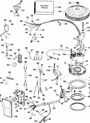 IGNITION SYSTEM - ELECTRIC START TE-TTL MDLS (