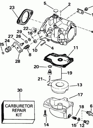 CARBURETOR - ALL 45 MODELS