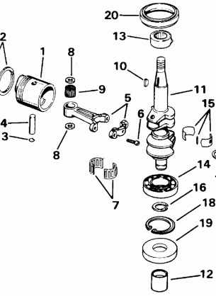 CRANKSHAFT & PISTON