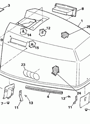 ENGINE COVER - 125 ESX