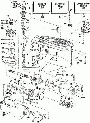 GEARCASE - 140TX STANDARD ROTATION