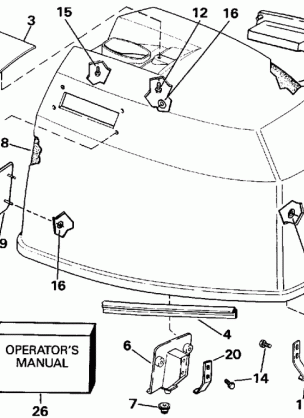 ENGINE COVER - JOHNSON