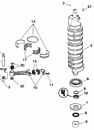 CRANKSHAFT & PISTON