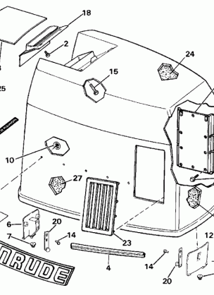 ENGINE COVER - EVINRUDE