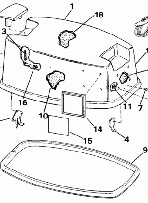 ENGINE COVER - JOHNSON