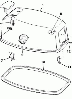 ENGINE COVER - EVINRUDE