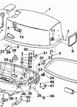 ENGINE COVER - JOHNSON