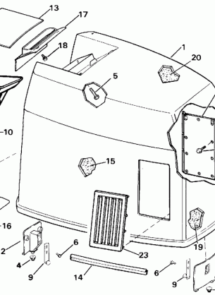 ENGINE COVER - JOHNSON