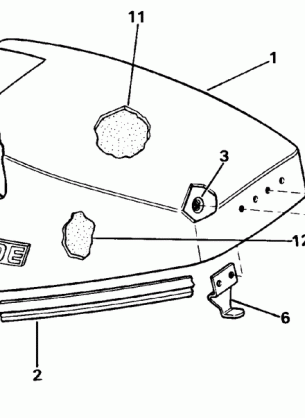 ENGINE COVER - EVINRUDE