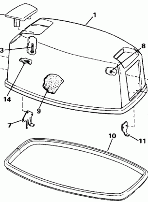 ENGINE COVER - EVINRUDE