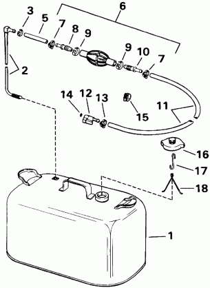 FUEL TANK WITHOUT GAUGE