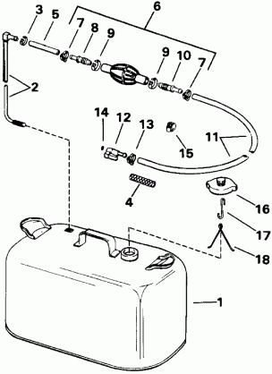 FUEL TANK WITHOUT GAUGE