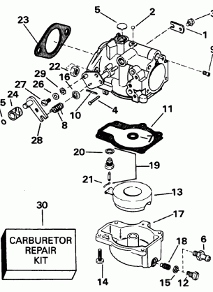 CARBURETOR - ALL 45 MODELS