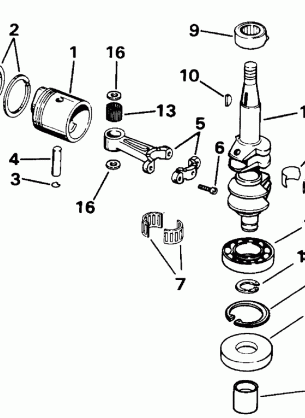 CRANKSHAFT & PISTON