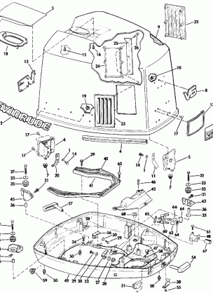 ENGINE COVER - EVINRUDE