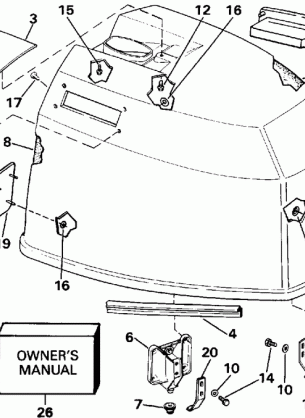 ENGINE COVER - JOHNSON