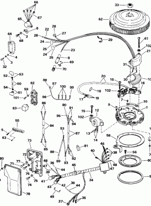 IGNITION SYSTEM - ELECTRIC START TE-TTL MODELS