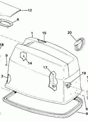 ENGINE COVER - EVINRUDE