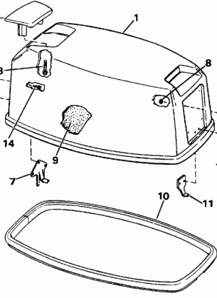 ENGINE COVER - EVINRUDE