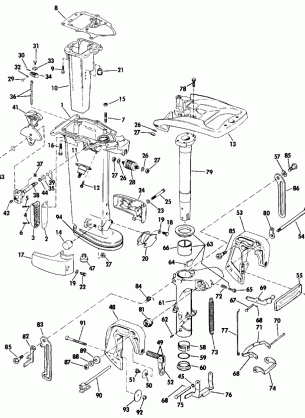 MIDSECTION - 20 & 25 MODELS ONLY