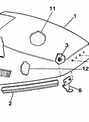 ENGINE COVER - EVINRUDE