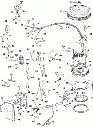 IGNITION SYSTEM - ELECTRIC START TE-TTL MODELS