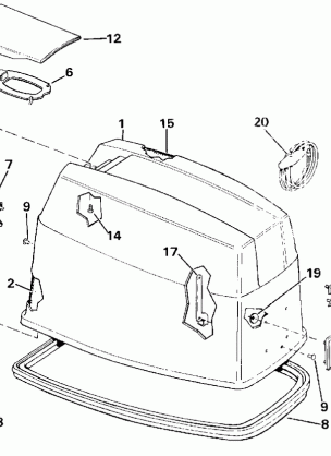 ENGINE COVER - EVINRUDE