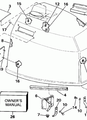 ENGINE COVER - JOHNSON