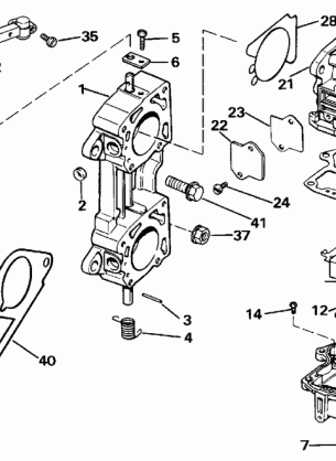 CARBURETOR AND LINKAGE