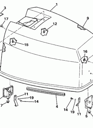 ENGINE COVER - JOHNSON