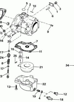 CARBURETOR - ALL 25 & 40 MODELS