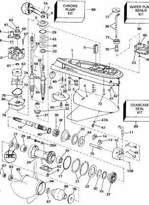 GEARCASE - STANDARD ROTATION EARLY PRODUCTION