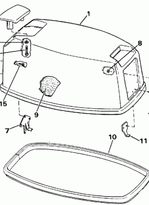 ENGINE COVER - EVINRUDE