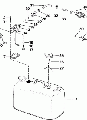 FUEL TANK WITH GAUGE