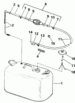 FUEL TANK WITHOUT GAUGE