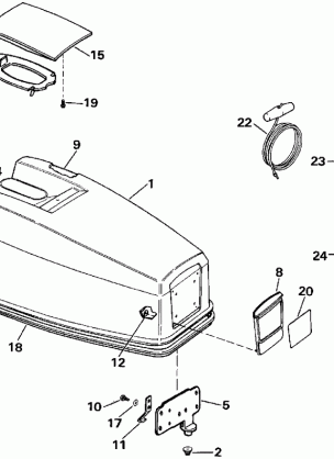 ENGINE COVER - EVINRUDE