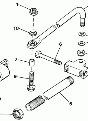 DUAL CABLE STEERING CONNECTOR KIT-PARALLEL ENTRY