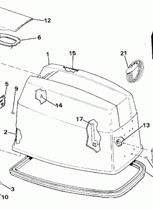 ENGINE COVER - EVINRUDE