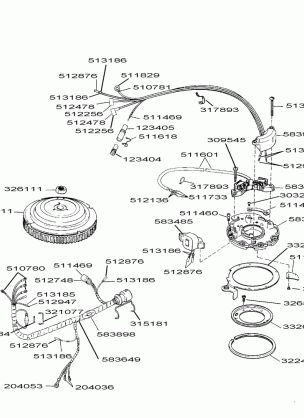IGNITION SYSTEM - ELECTRIC START (Continued)
