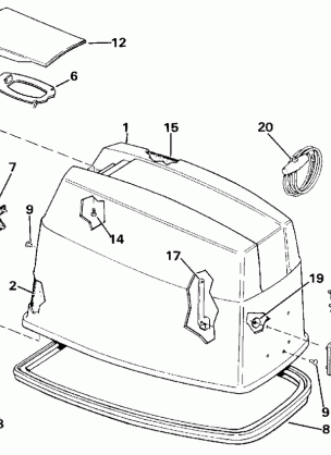 ENGINE COVER - EVINRUDE