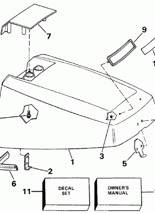 ENGINE COVER - EVINRUDE