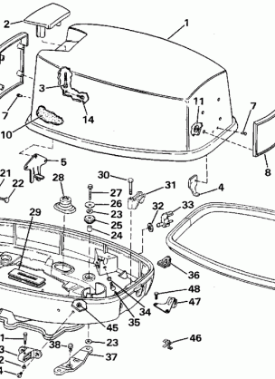 ENGINE COVER - JOHNSON