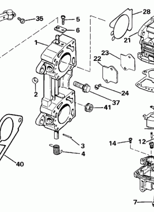 CARBURETOR AND LINKAGE