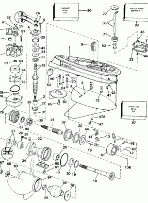 GEARCASE - 140CX COUNTER ROTATION