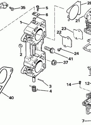 CARBURETOR AND LINKAGE