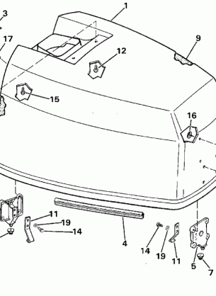 ENGINE COVER - JOHNSON